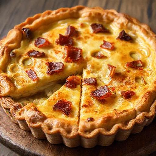 Flamiche aux Poireaux et Lardons