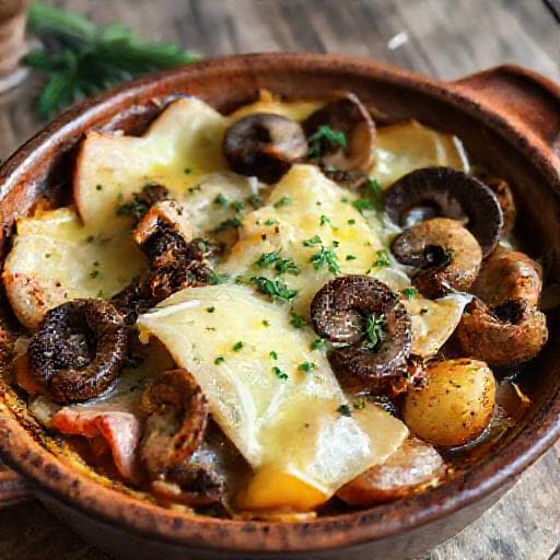 Baeckeoffe revisité au Munster et aux Champignons