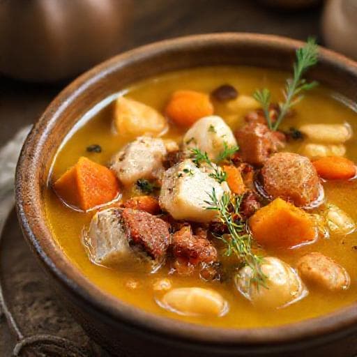Matelote de Poissons de Rivière à la Bière d'Alsace