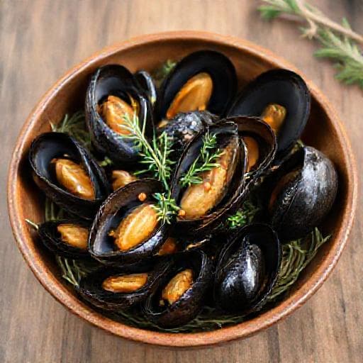 Éclade de Moules au Cidre et aux Herbes