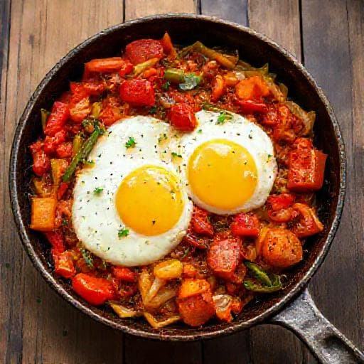 Piperade Express aux Œufs