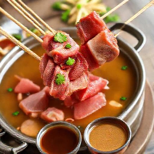 Fondue Bourguignonne aux Saveurs Asiatiques