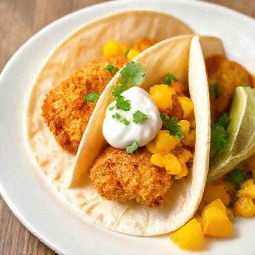 Snabb Fisketacos med Panerad Fisk