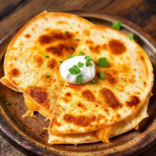 Klassiska Ostquesadillas