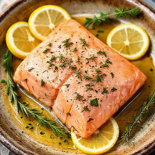 Citron- och Örtbakad Lax i Airfryer