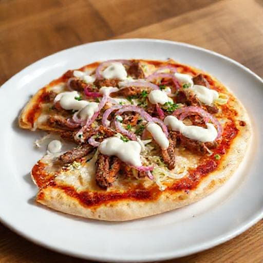 Snabb Kebabpizza