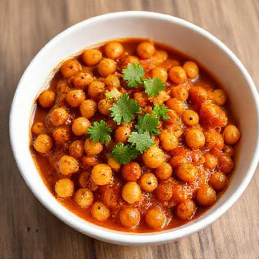 Snabb Chana Masala