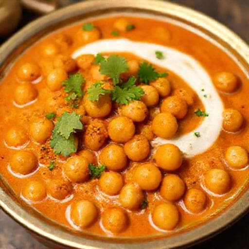 Chana Masala med Kokosmjölk (Punjabi-stil)