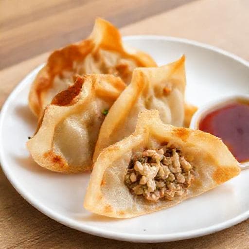 Snabb Gyoza med Färdigdeg