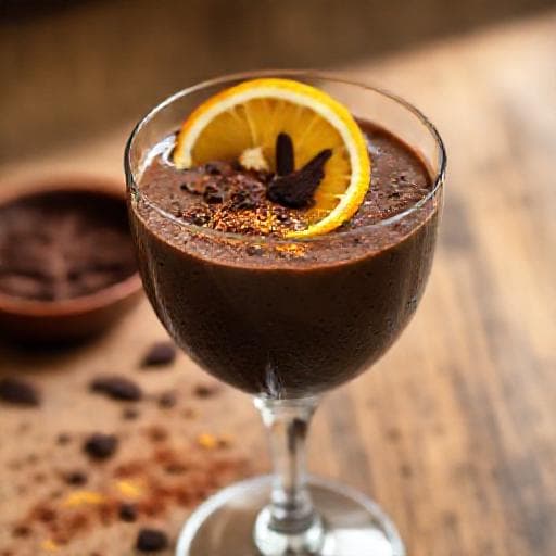 Chiapudding med Kakao och Apelsin