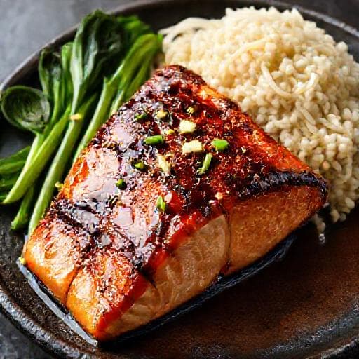 Teriyakilax med Miso och Ingefära
