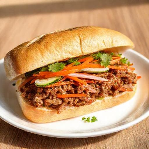 Snabb Banh Mi med Fläskfärs