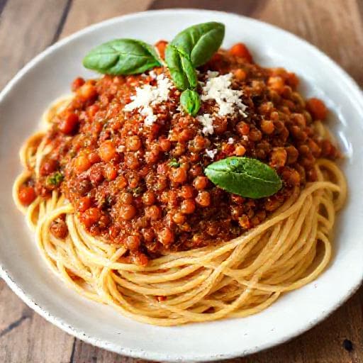 Klassisk Linsbolognese
