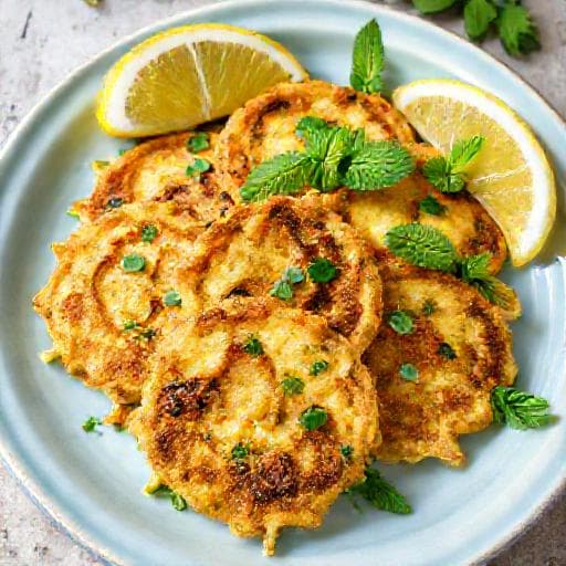 Zucchinibiffar med Mynta och Citron