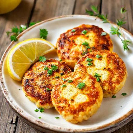 Klassiska Halloumibiffar med Citron och Örter