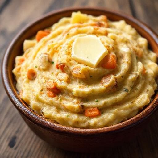 Potatismos med Rotfrukter