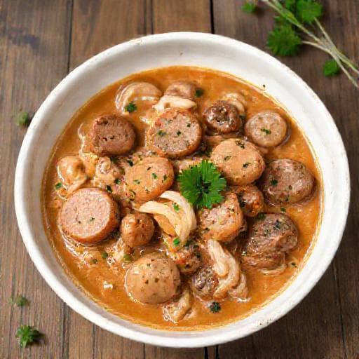 Klassisk Korv Stroganoff