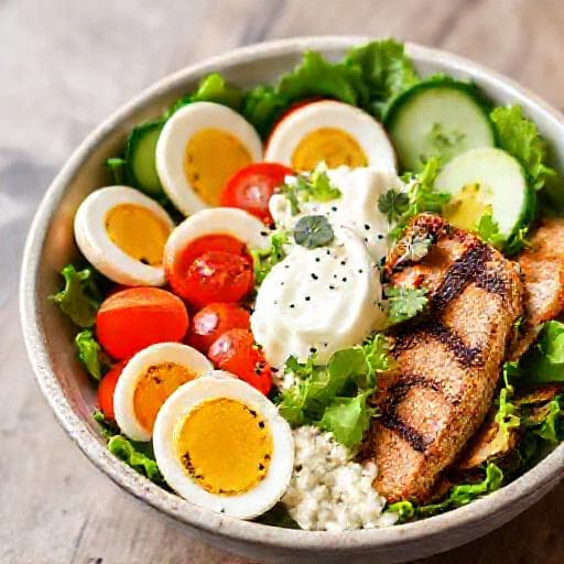 Klassisk Proteinbowl med Keso
