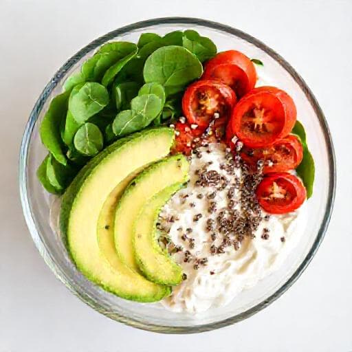 Snabb Proteinbowl med Keso och Avokado