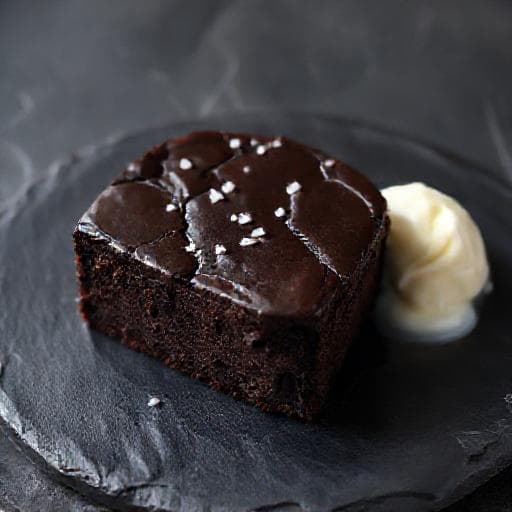 Kladdkaka med Kaffe och Havssalt