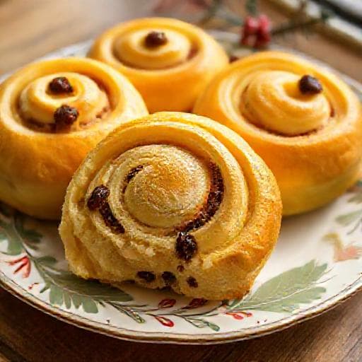 Lussekatter med Mandelmassa