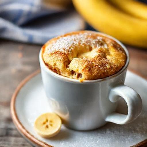 Snabb Banankaka i Mugg