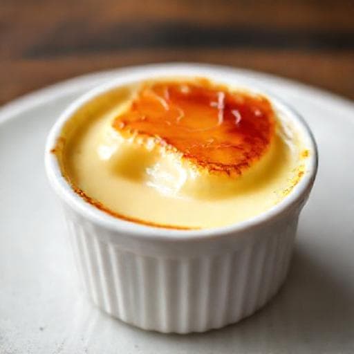 Snabb Crème Brûlée (utan ugn)