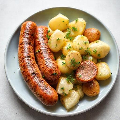 Snabb Isterband med Potatis och Dill