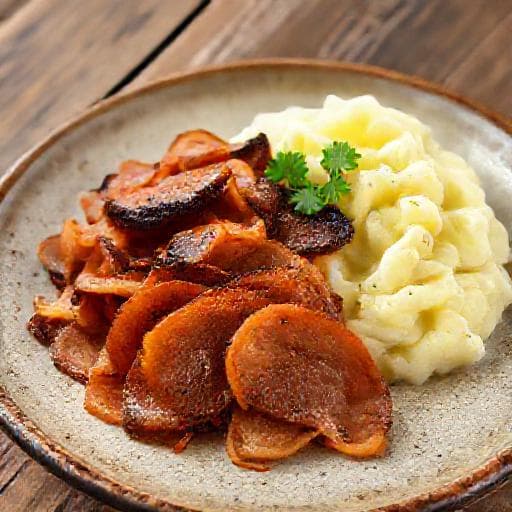 Klassisk Renskav med Krämigt Potatismos