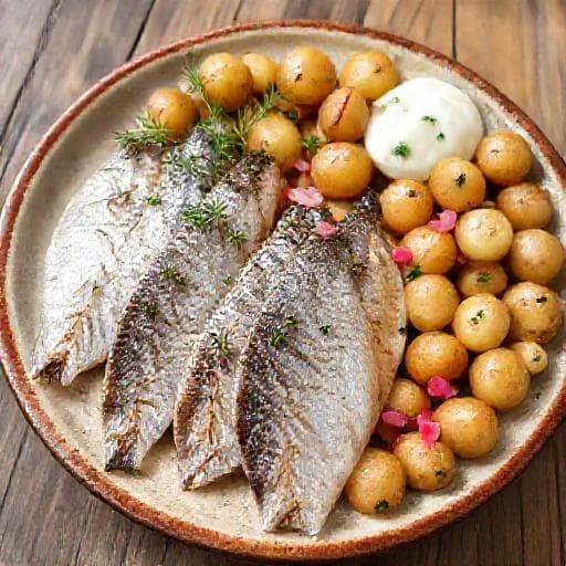 Klassisk Matjessill med Färskpotatis