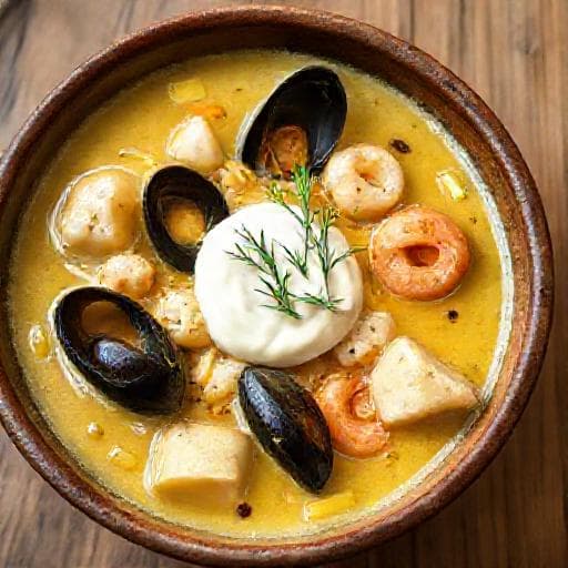 Klassisk Fiskgryta med Aioli