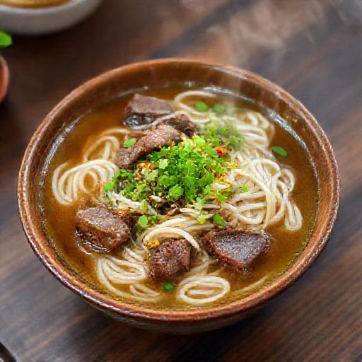 Bihun Sup Daging Klasik