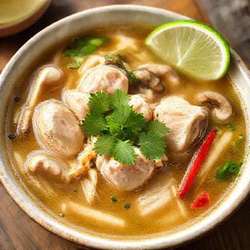 Sup Ayam Thai Klasik
