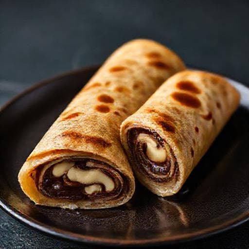Roti Keju Gulung Coklat