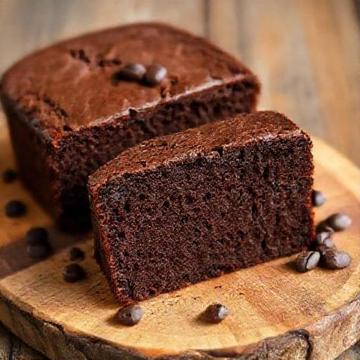 Kek Span Coklat Dengan Kopi