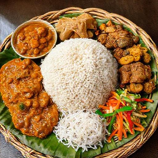 Nasi Padang Gaya Melayu (Riau)