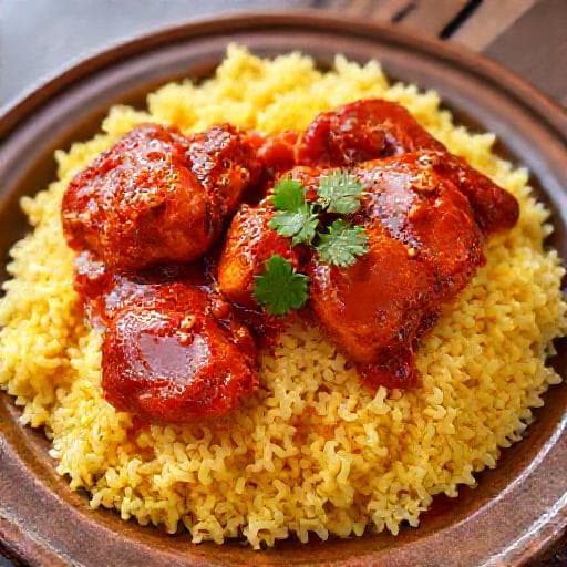 Nasi Beriani Batu Pahat Ayam Masak Merah