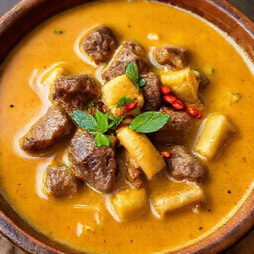 Daging Masak Lemak Rebung Tradisional