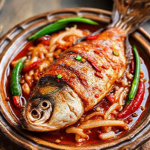 Ikan Selayang Goreng Berlada Klasik