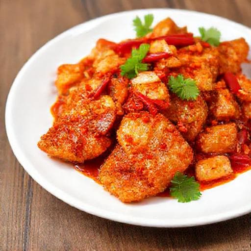 Ikan Tenggiri Goreng Berlada Klasik