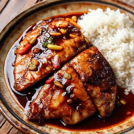 Ikan Tenggiri Masak Kicap Klasik