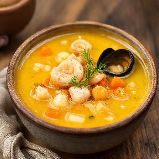 Klassisk Fiskesuppe med Safran