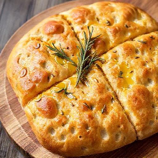 Klassisk Focaccia med Rosmarin