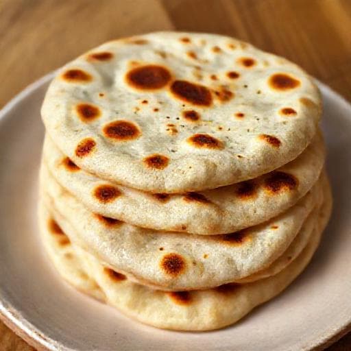 Hurtig Naanbrød (Pandestegt)