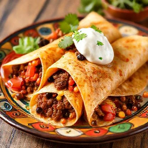 Madpandekager med Mexicansk Fyld