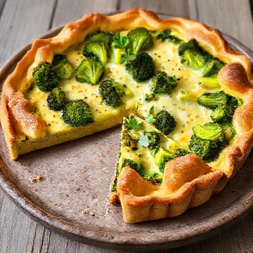 Klassisk Broccolitærte