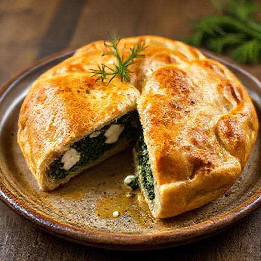 Klassisk Spinattærte med Feta