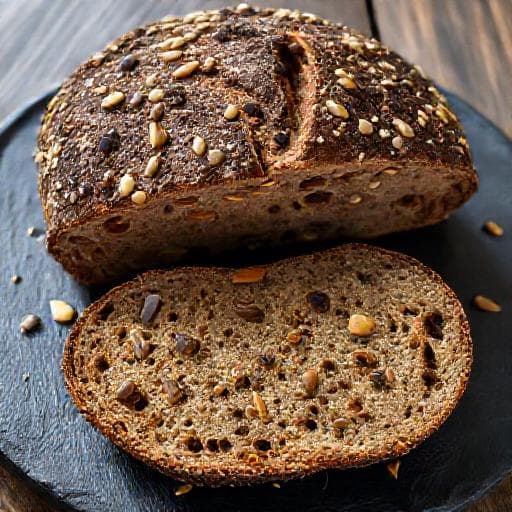 Rugsurdejsbrød med Kerner