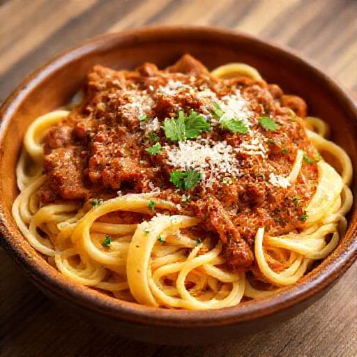 Bolognese med Kalvekød og Mælk