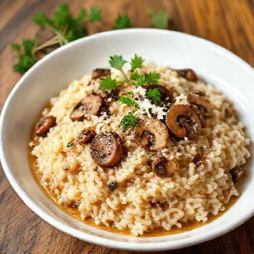 Klassisk Svampe Risotto